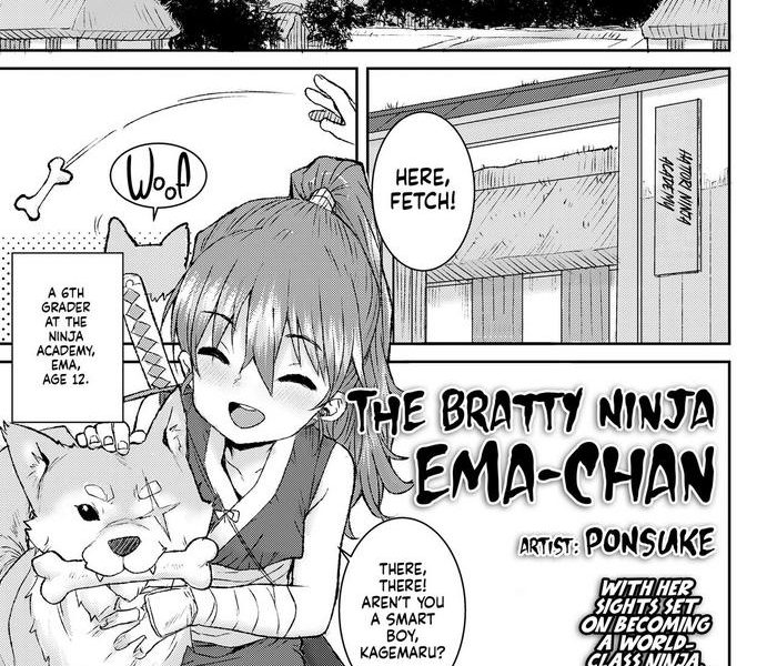 ponsuke mesugaki ninja ema chan the bratty ninja ema chan comic lo 2024 06 english flash11 digital cover